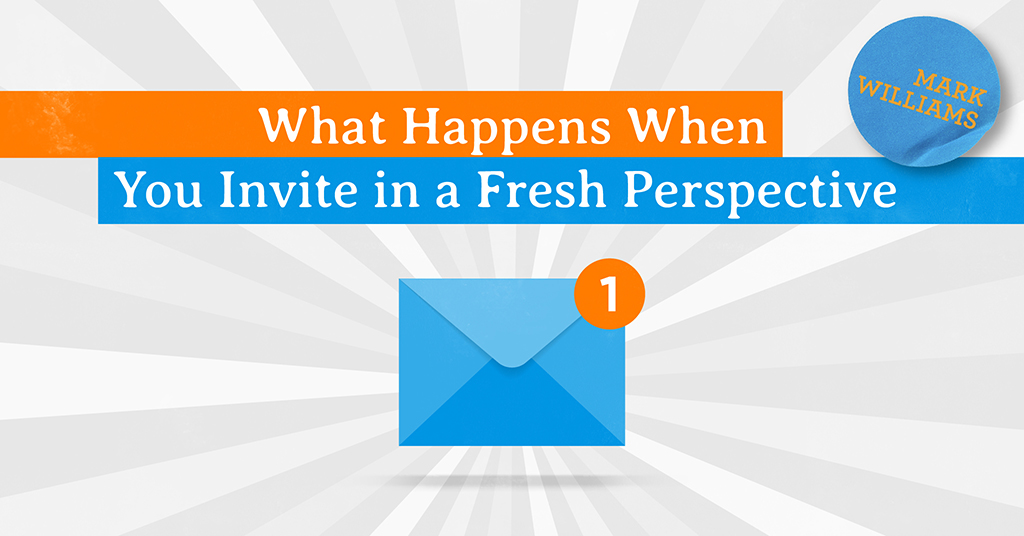 fresh perspective email envelope graphic
